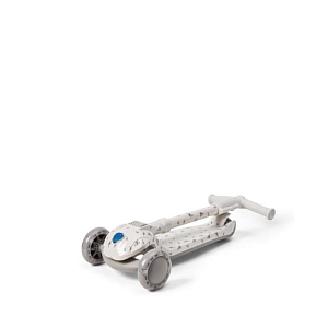 Самокат со светящимися колесами Vanilla Copenhagen "Honeybee", серый, маленький